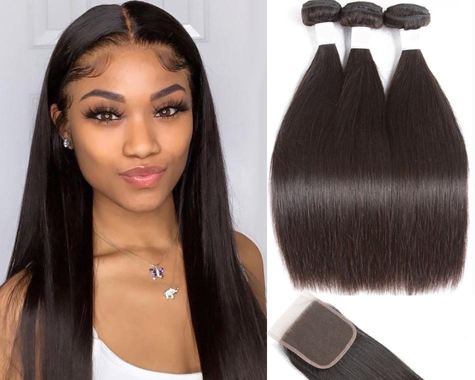 3 bundles with lace closure for a full head of hair